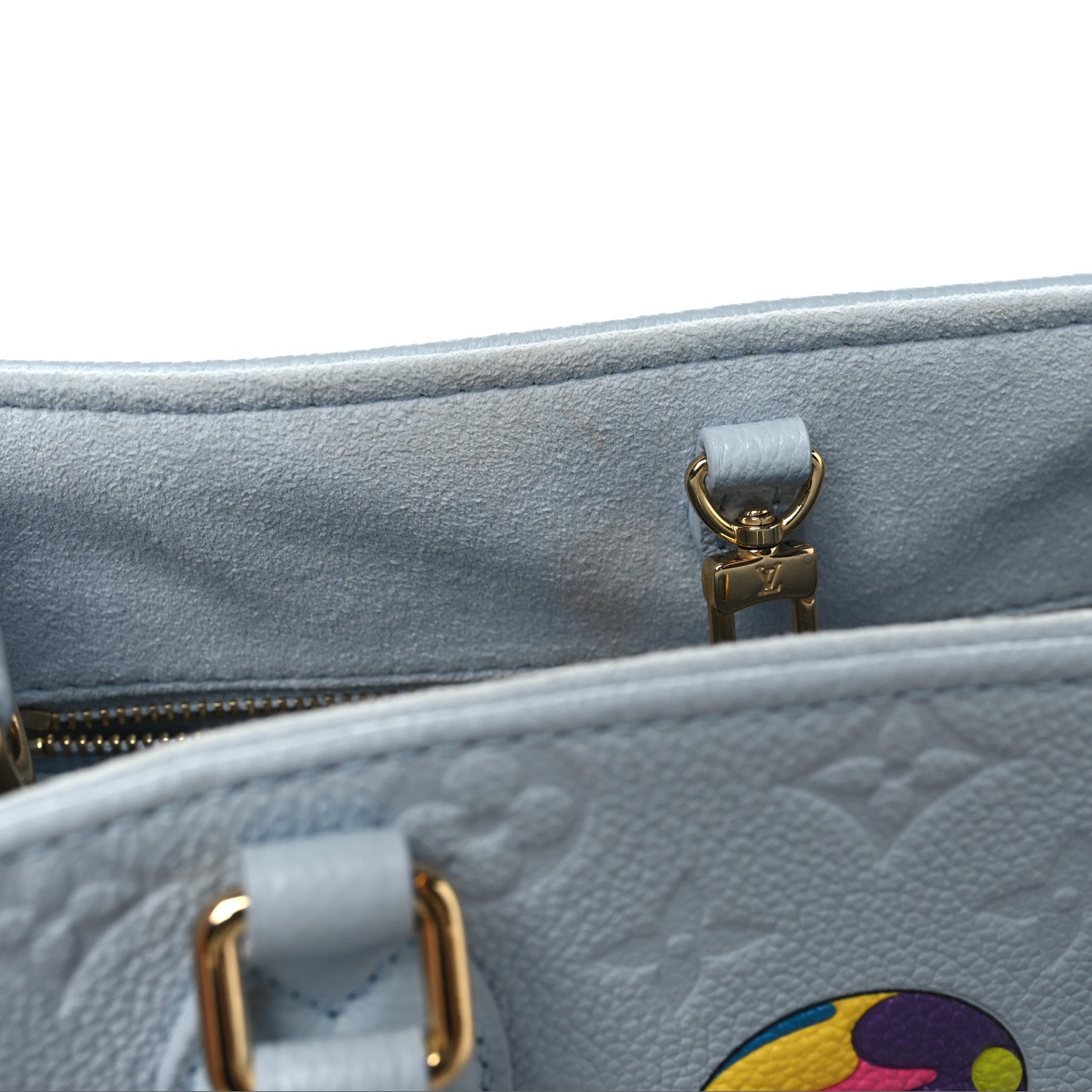 Louis Vuitton LV X TM Empreinte Monogram Superflat Onthego PM Washed Blue 12 of 13