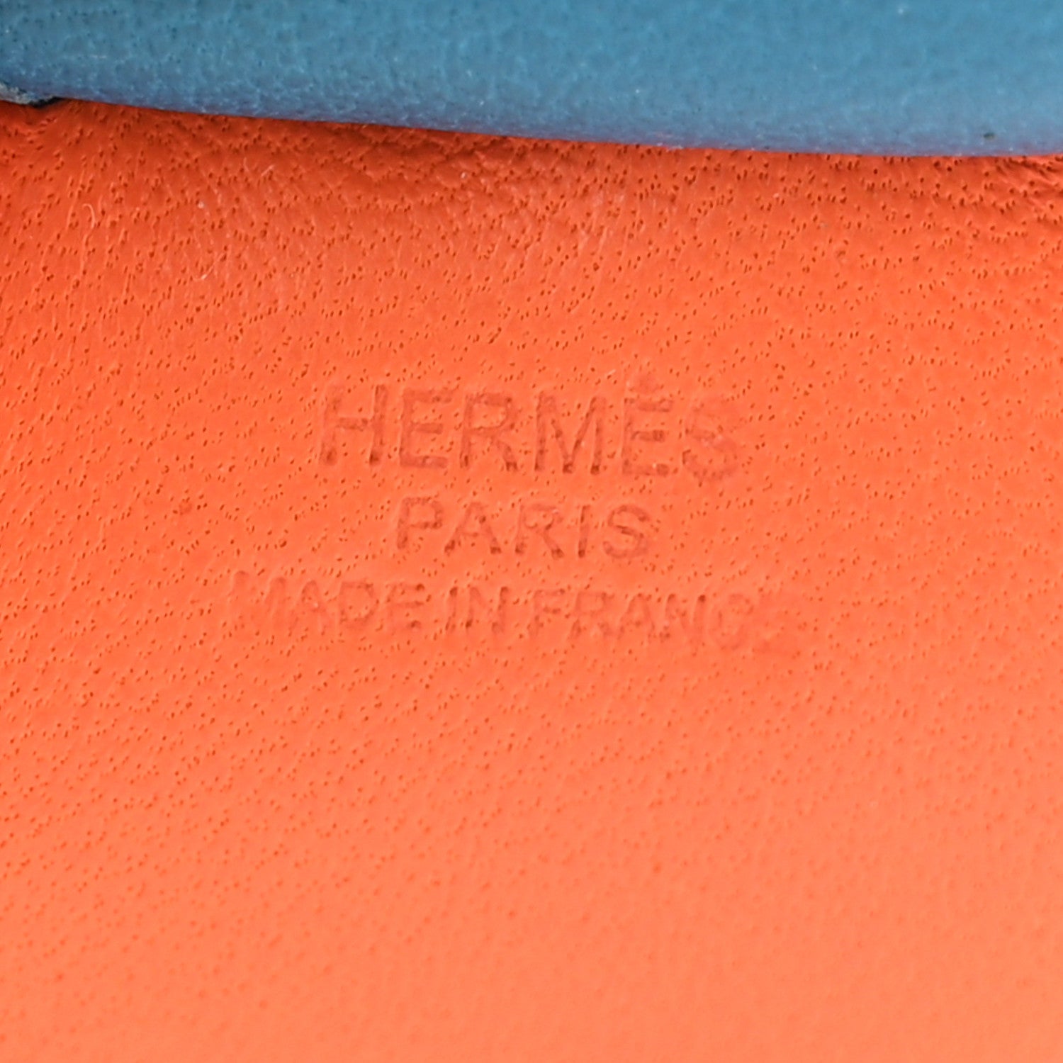Hermes Milo Lambskin Grigri Rodeo Horse Bag Charm MM Orange Poppy Celeste Cobalt 3 of 4