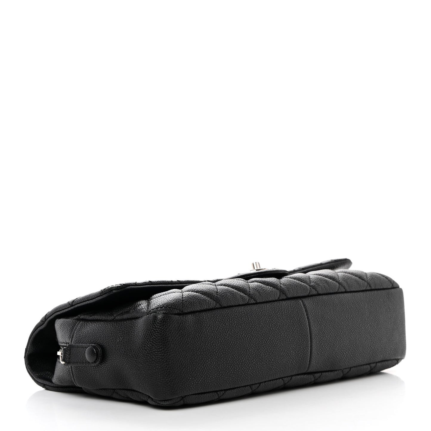 Caviar Quilted Jumbo Easy Flap Black