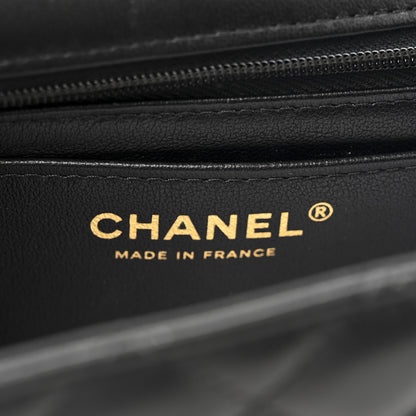 Chanel Lambskin Quilted Mini Rectangular Flap Black 6 of 11
