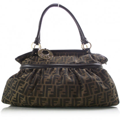 Fendi Zucca Large Chef Shopper Tote Tobacco 1 of 11