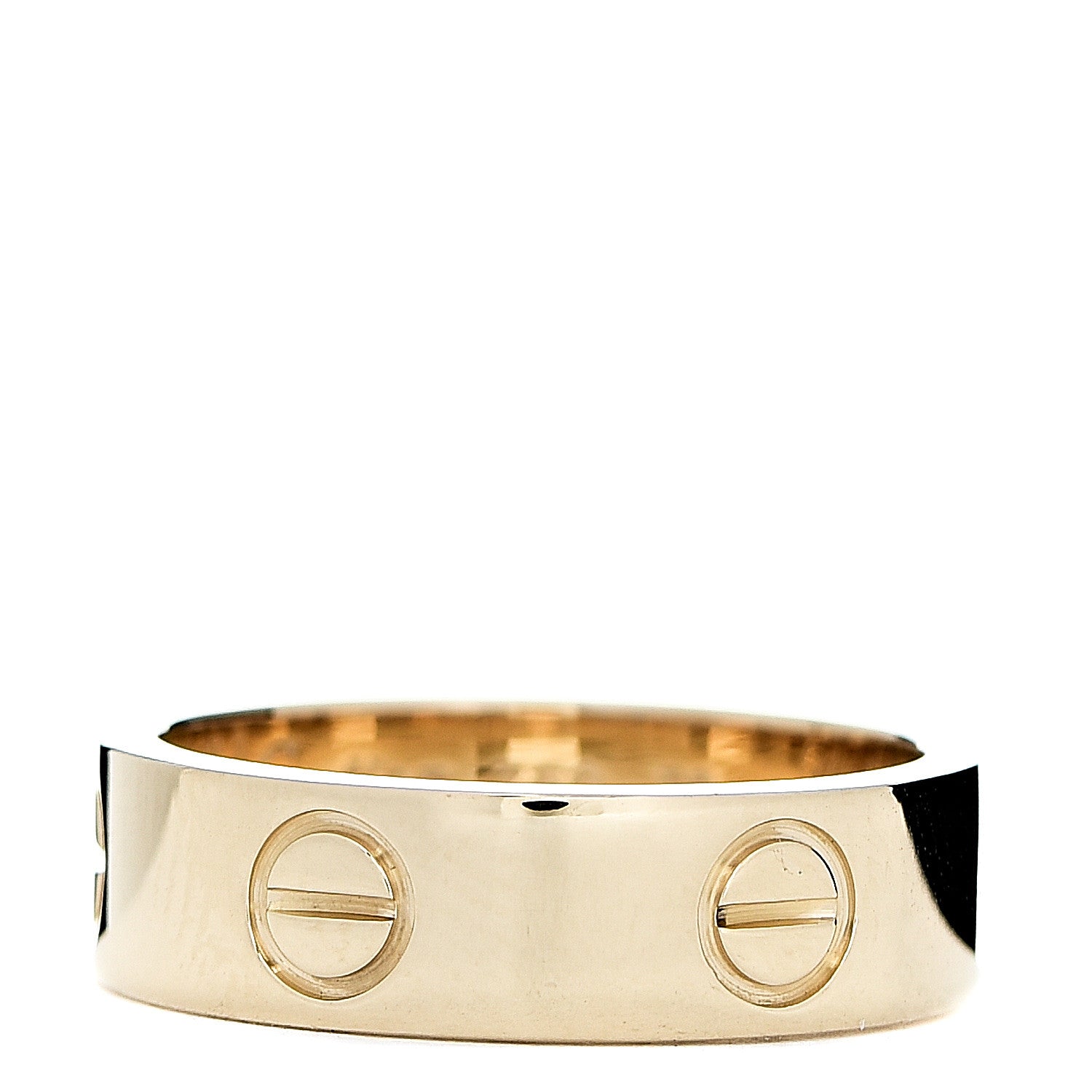 Cartier 18K Yellow Gold 5.5mm LOVE Ring 53 6.25 1 of 3