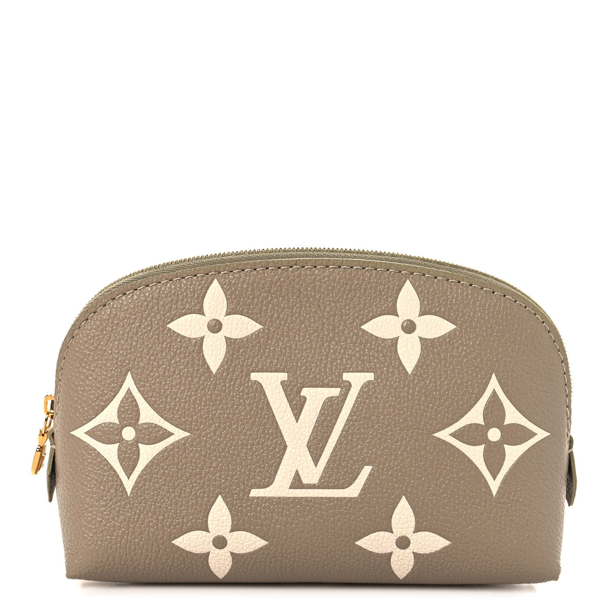 Louis Vuitton Empreinte Monogram Giant Cosmetic Pouch PM Khaki Creme 1 of 6