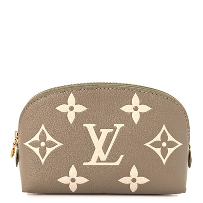 Louis Vuitton Empreinte Monogram Giant Cosmetic Pouch PM Khaki Creme 1 of 6