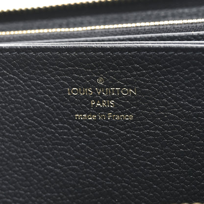 Louis Vuitton Empreinte Monogram Giant Zippy Wallet Black Beige 6 of 6