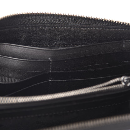 MCM Visetos Studded Zip Around Wristlet Wallet Blue 12 of 17