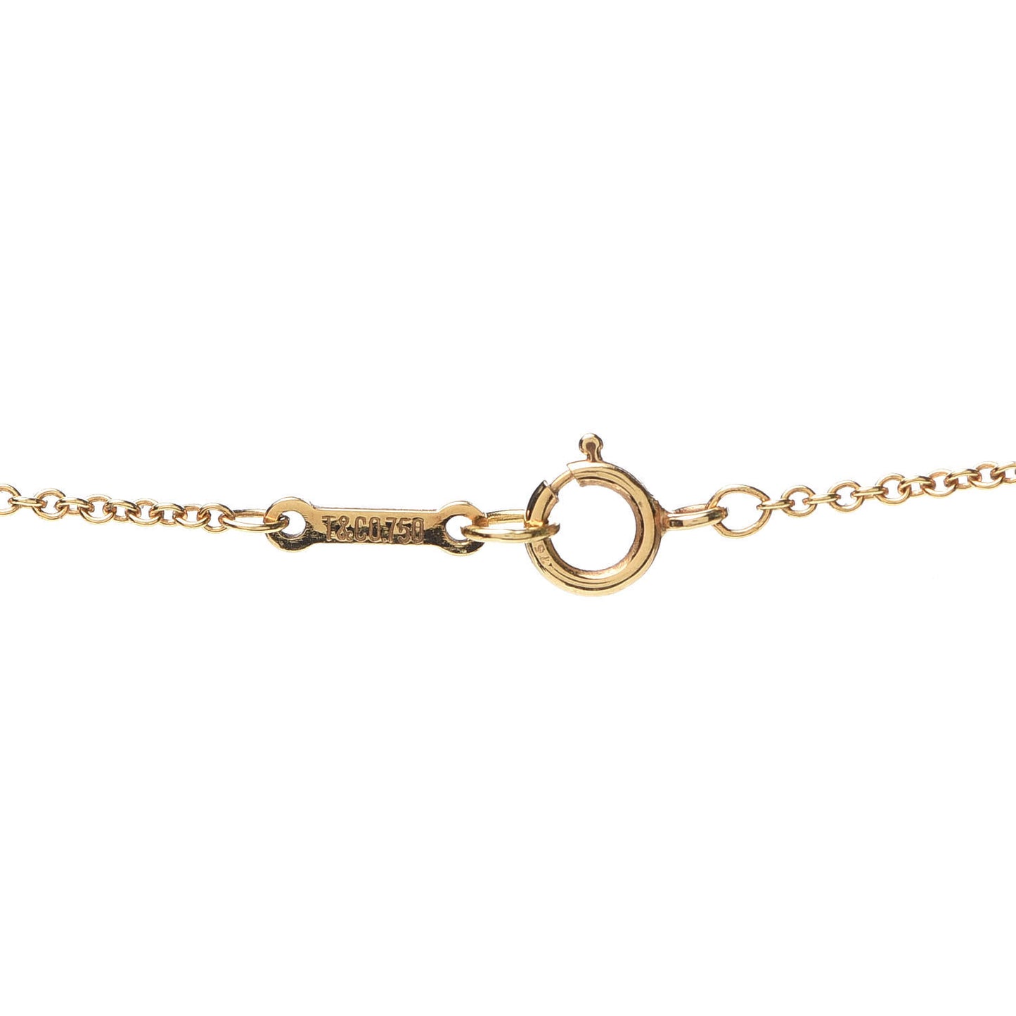 18K Yellow Gold Daisy Pendant Necklace