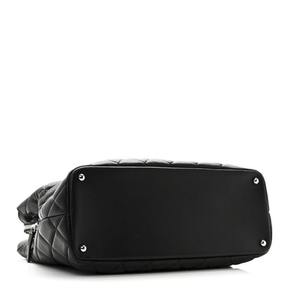 Chanel Lambskin Quilted Chic and Soft Shopping Tote Black 4 of 10