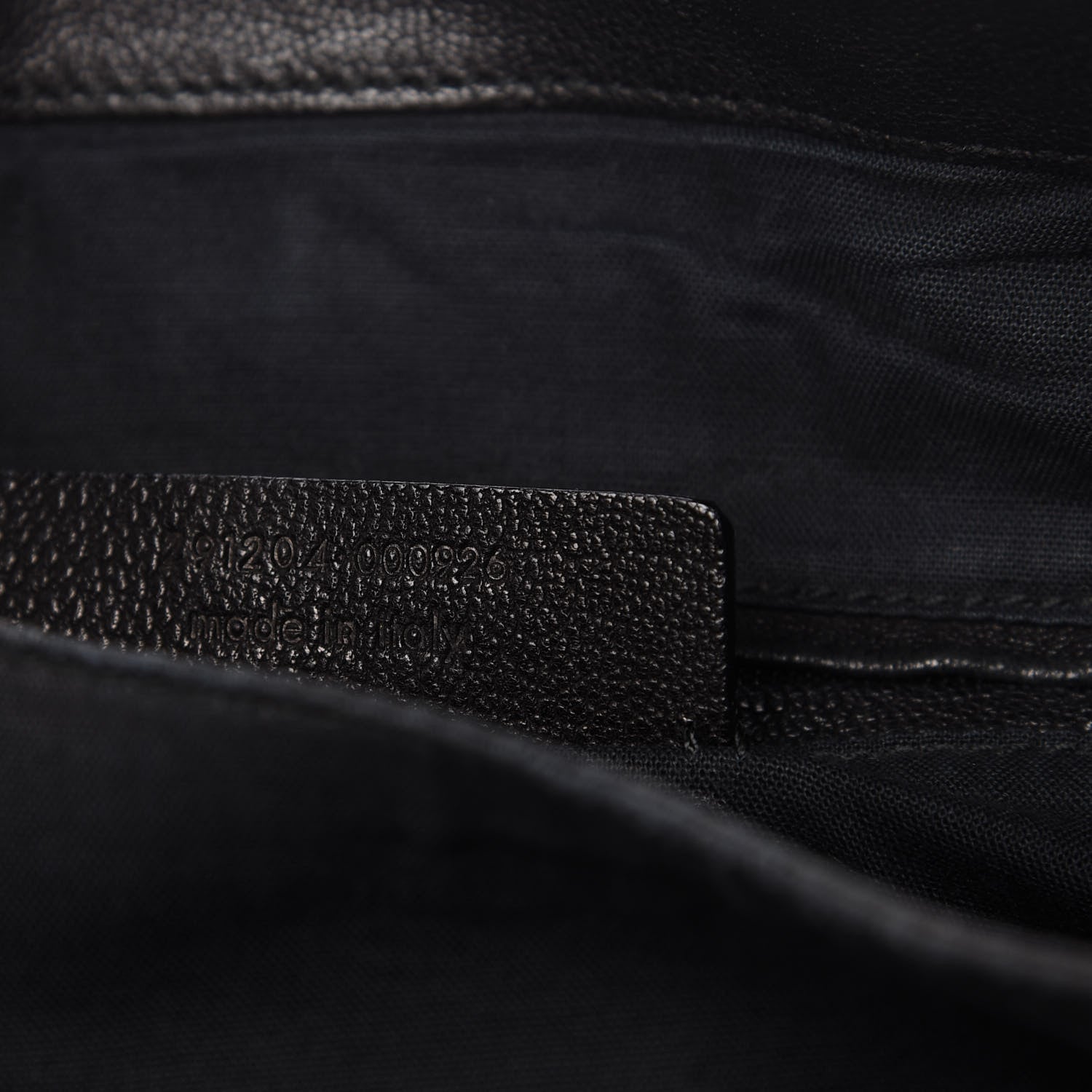 Saint Laurent Sheepskin Medium Chyc Shoulder Bag Black 9 of 15