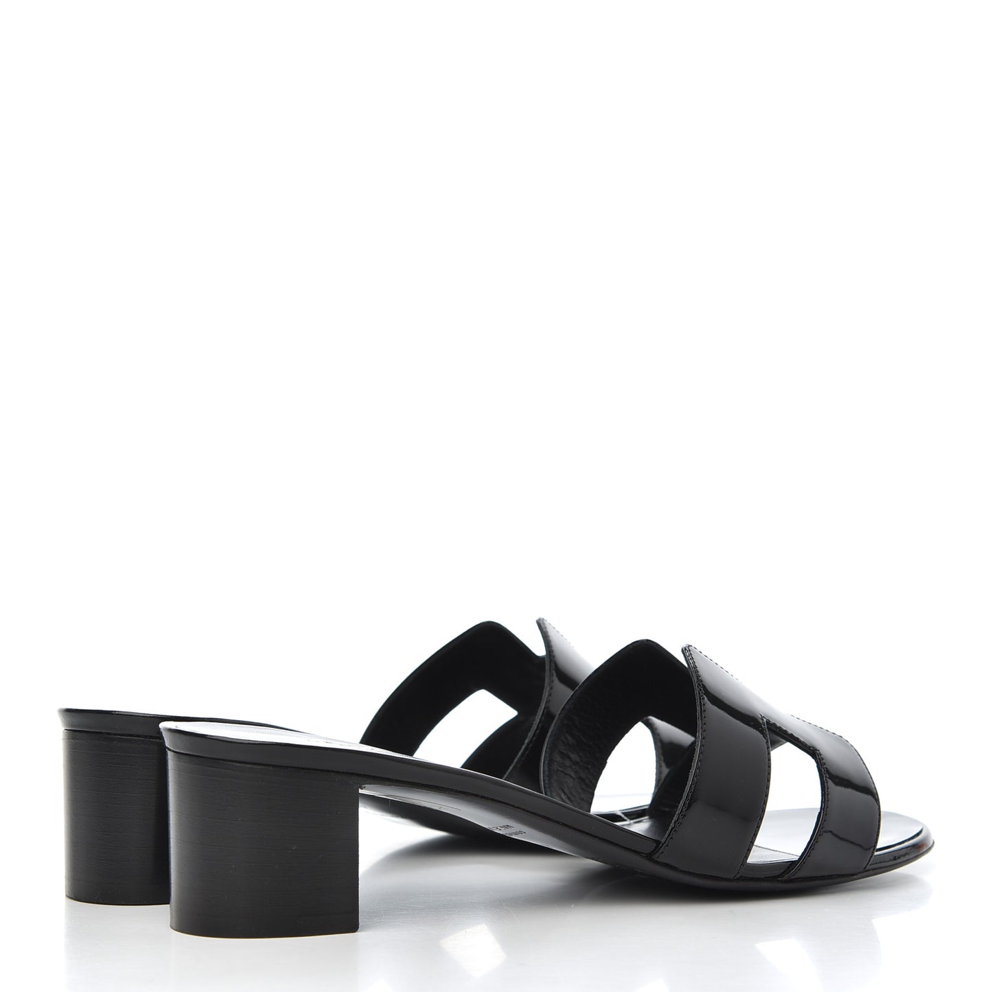 Patent Oasis Sandals 40 Black