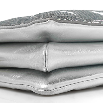 Louis Vuitton Satin Sequin Embroidered Monogram Coussin BB Silver 10 of 11