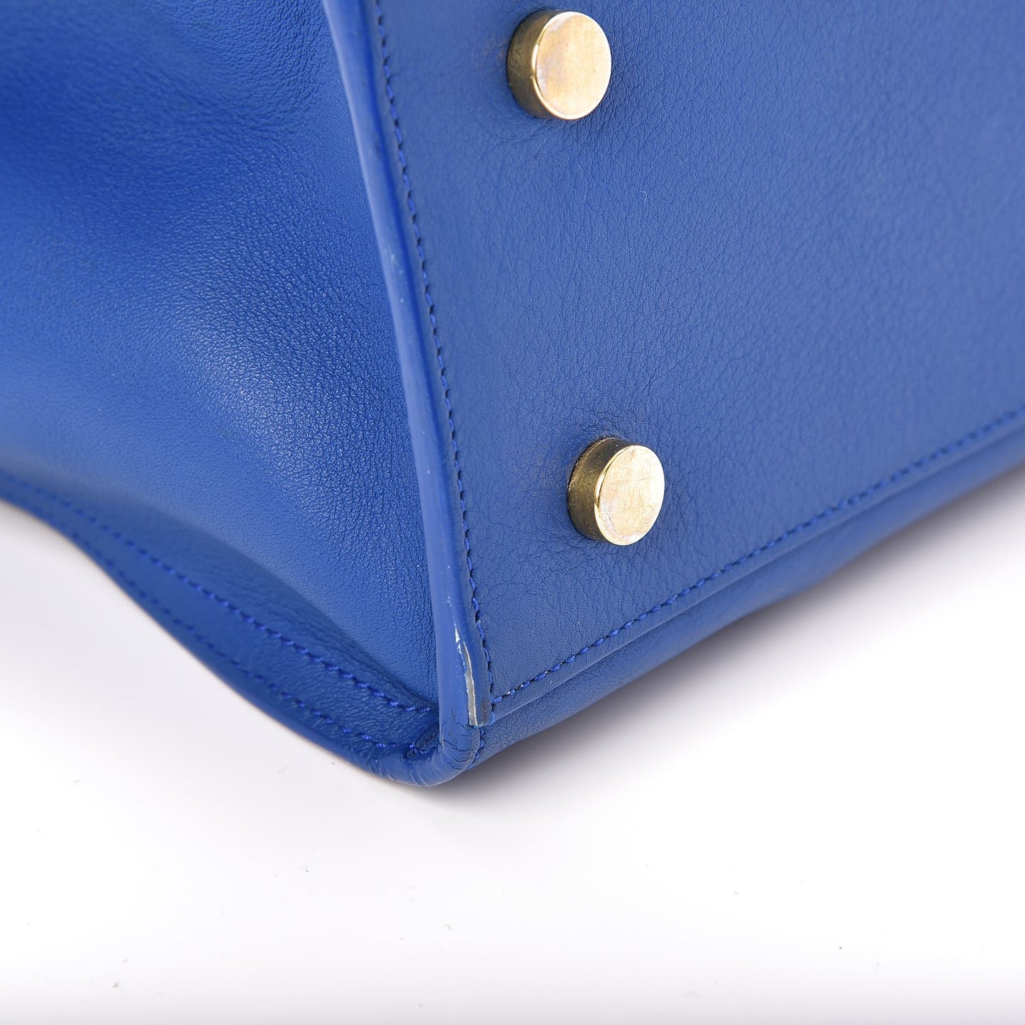 Calfskin Monogram Baby Cabas Blue Majorelle