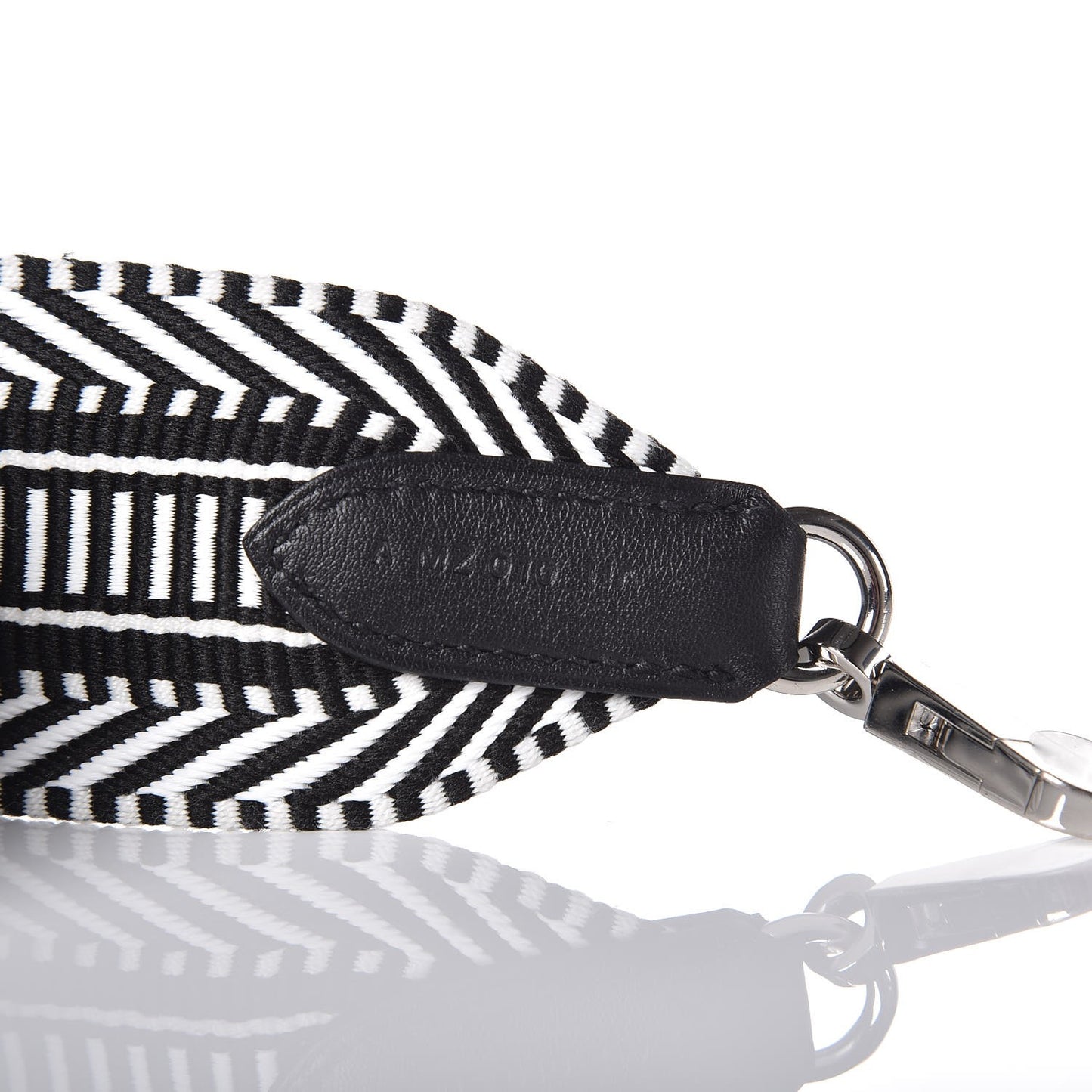 Toile Swift 50mm Sangle Cavale Shoulder Strap Black Ecru