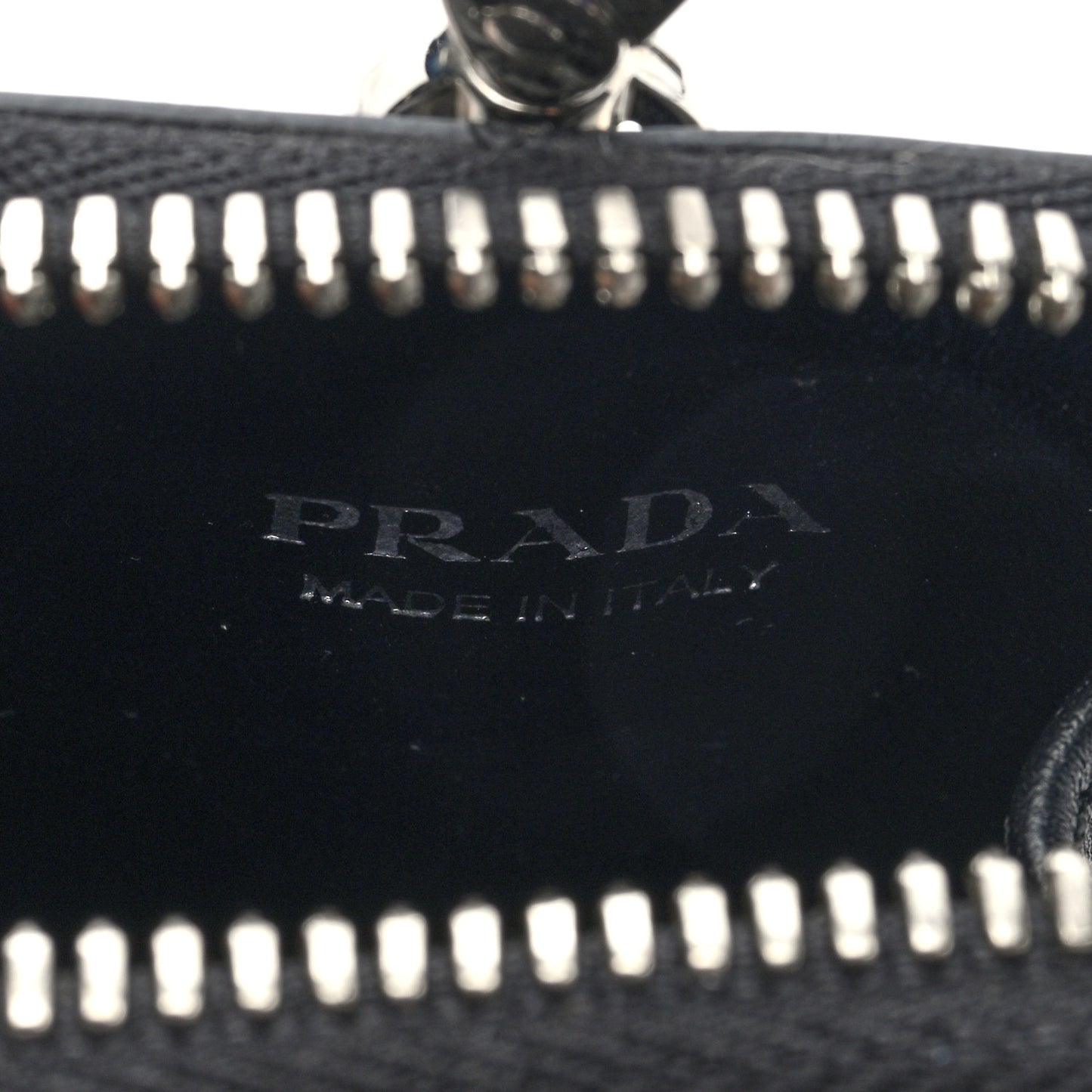 Spazzolato Coin Pouch Bag Charm Black