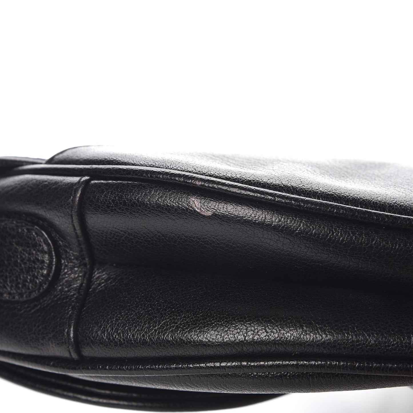 Calfskin Saddle Bag Black