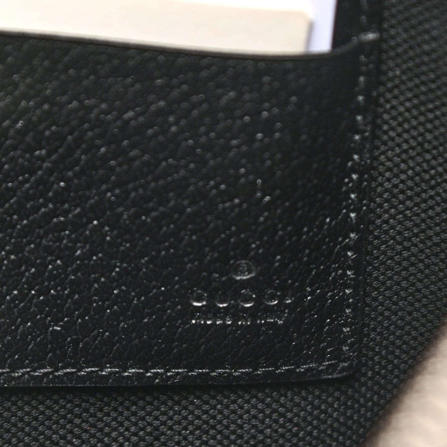 GG Supreme Monogram Psychedelic Zip Wristlet Pouch Black Multicolor