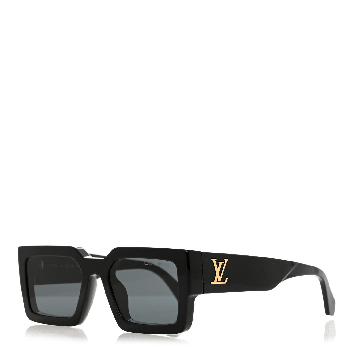 Louis Vuitton LV Clash Square Sunglasses Z1579E Black 1 of 8