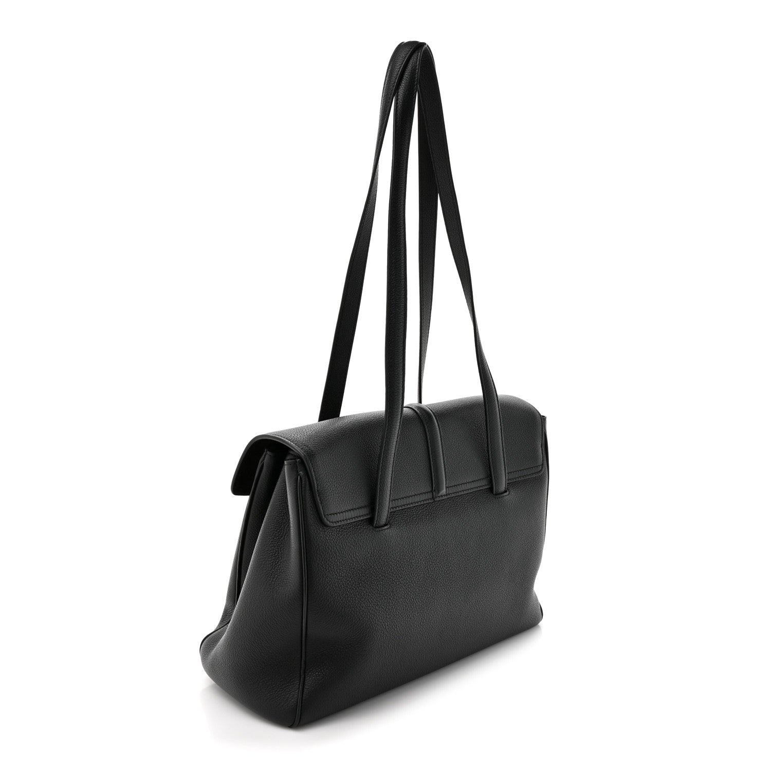 Celine Supple Grained Calfskin Medium Soft 16 Bag Black 3 of 10