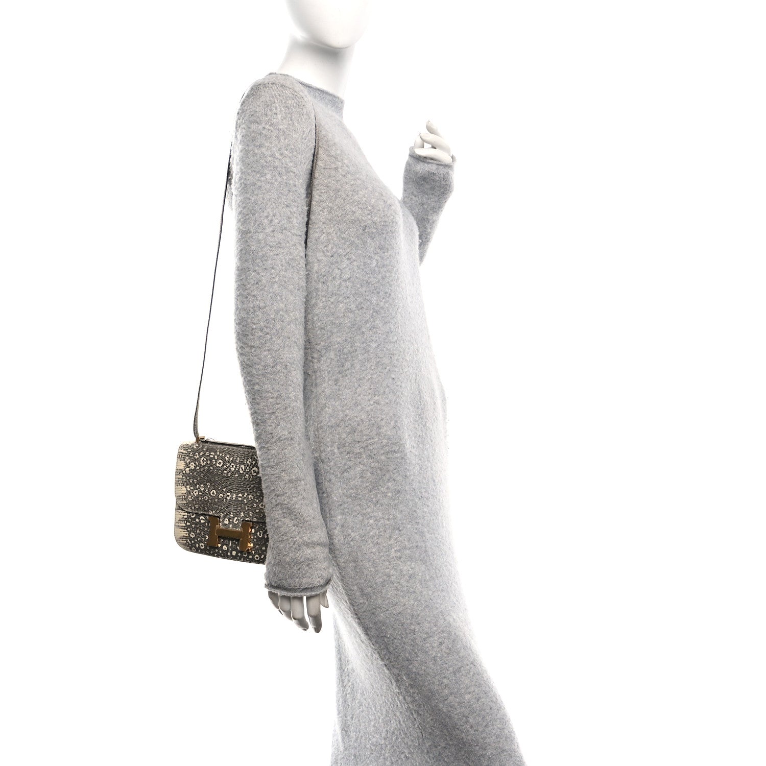Hermes Lizard Constance 18 Ombre 2 of 12