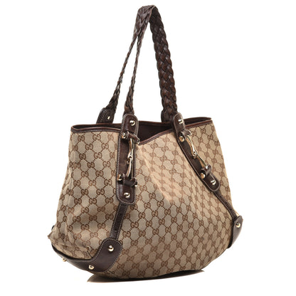 Gucci Monogram Medium Pelham Shoulder Bag Dark Brown 3 of 10