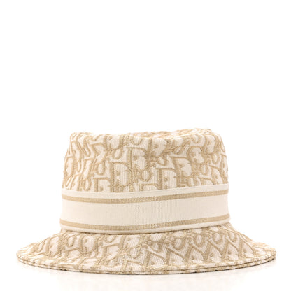 Christian Dior Oblique Bucket Hat 56 Beige 6 of 9