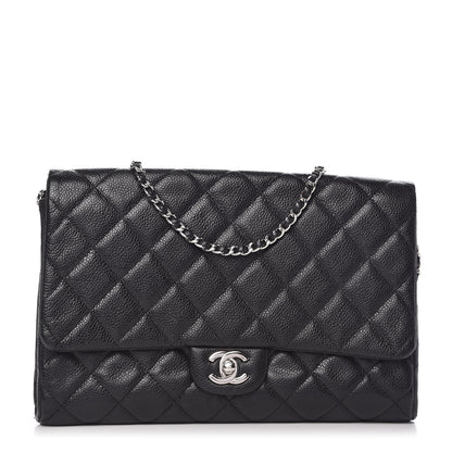 Chanel Caviar Quilted Clutch With Chain Flap Black 1 of 9
