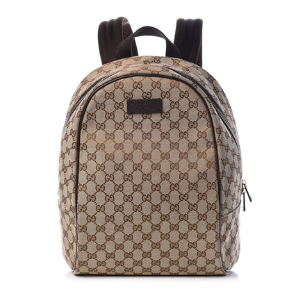Gucci Monogram Travel Backpack Dark Brown 1 of 7