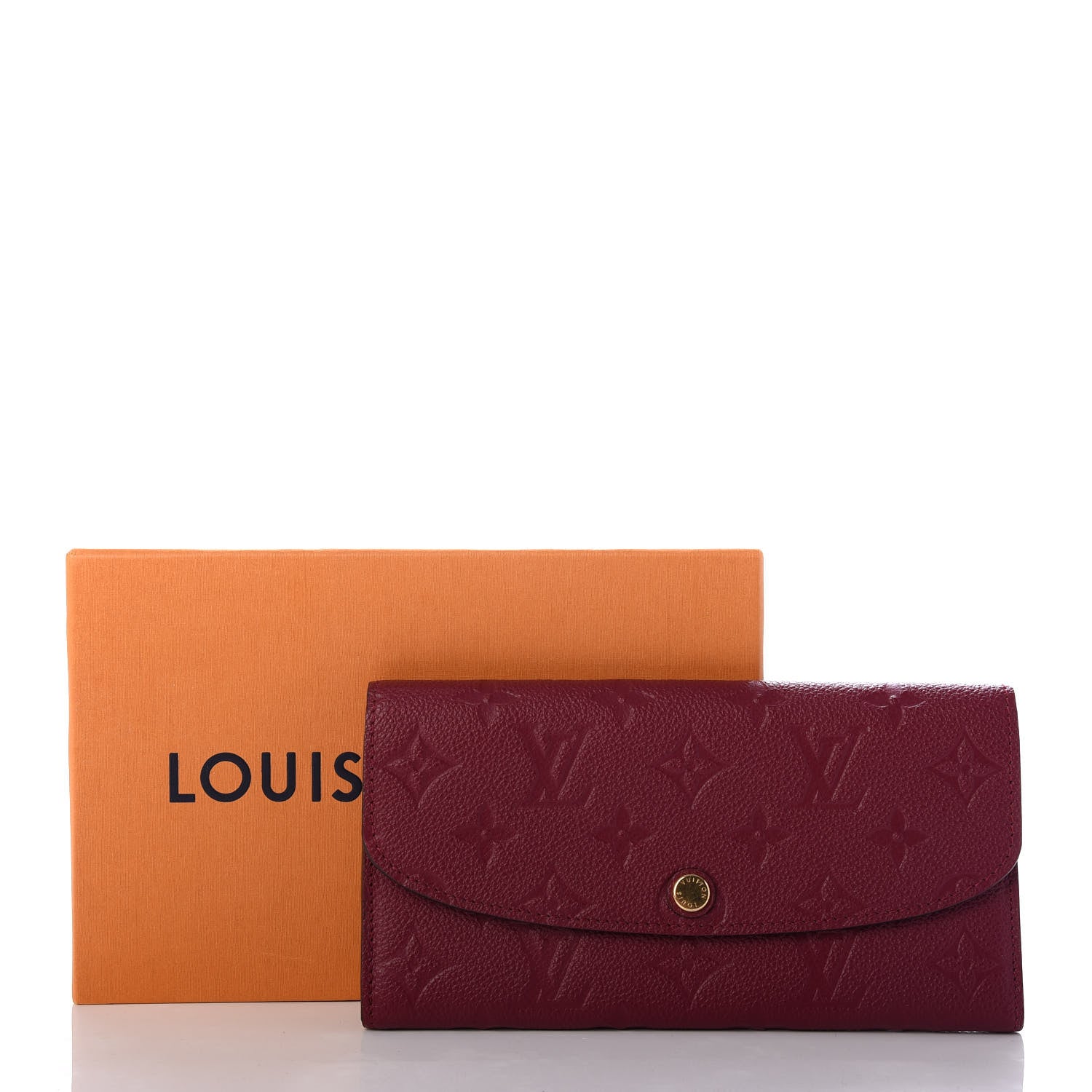 Louis Vuitton Empreinte Emilie Wallet Raisin 8 of 8