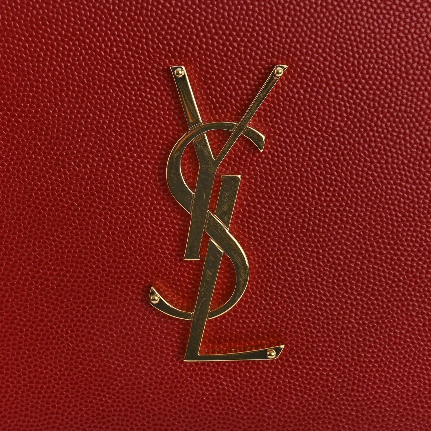 Grain De Poudre Classic Monogram Kate Clutch New Red