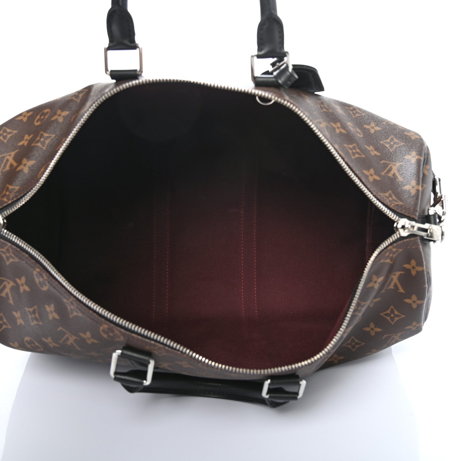 Louis Vuitton Monogram Macassar Keepall Bandouliere 45 5 of 9