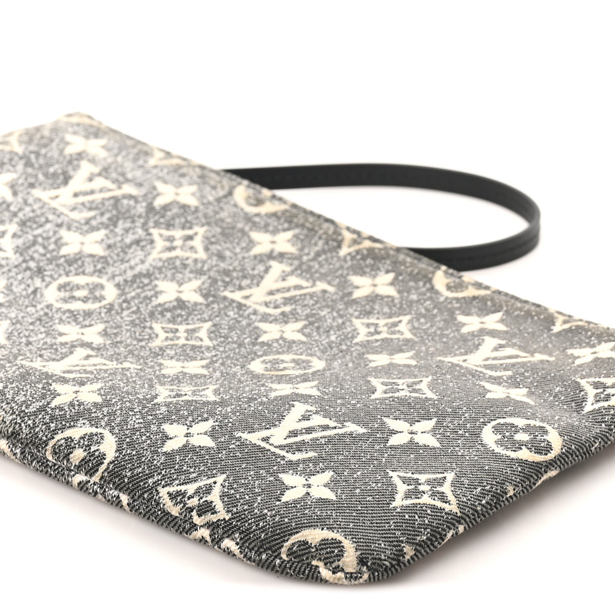 Louis Vuitton Denim Monogram Jacquard Neverfull MM GM Pochette Gray 8 of 8