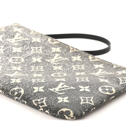 Louis Vuitton Denim Monogram Jacquard Neverfull MM GM Pochette Gray 8 of 8