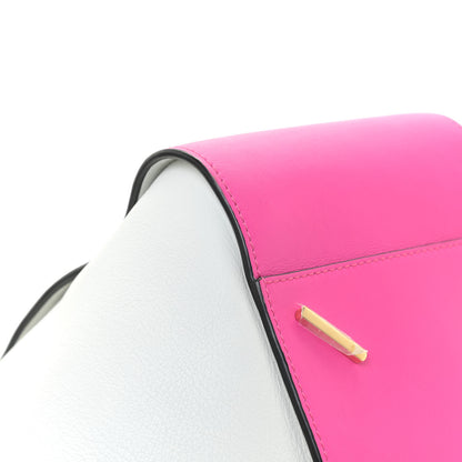 Loewe Calfskin Small Hammock Shoulder Bag Shocking Pink White 4 of 12