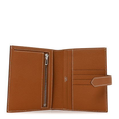 Hermes Epsom Bearn Compact Wallet Gold Gold 5 of 6