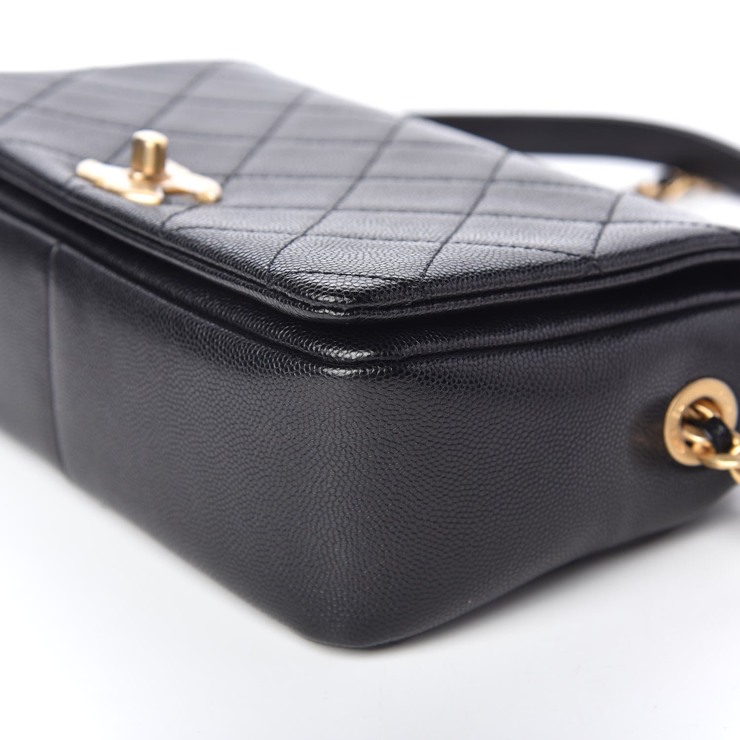 Chanel Caviar Quilted Small Fashion Therapy Flap Bag Black 9 of 10