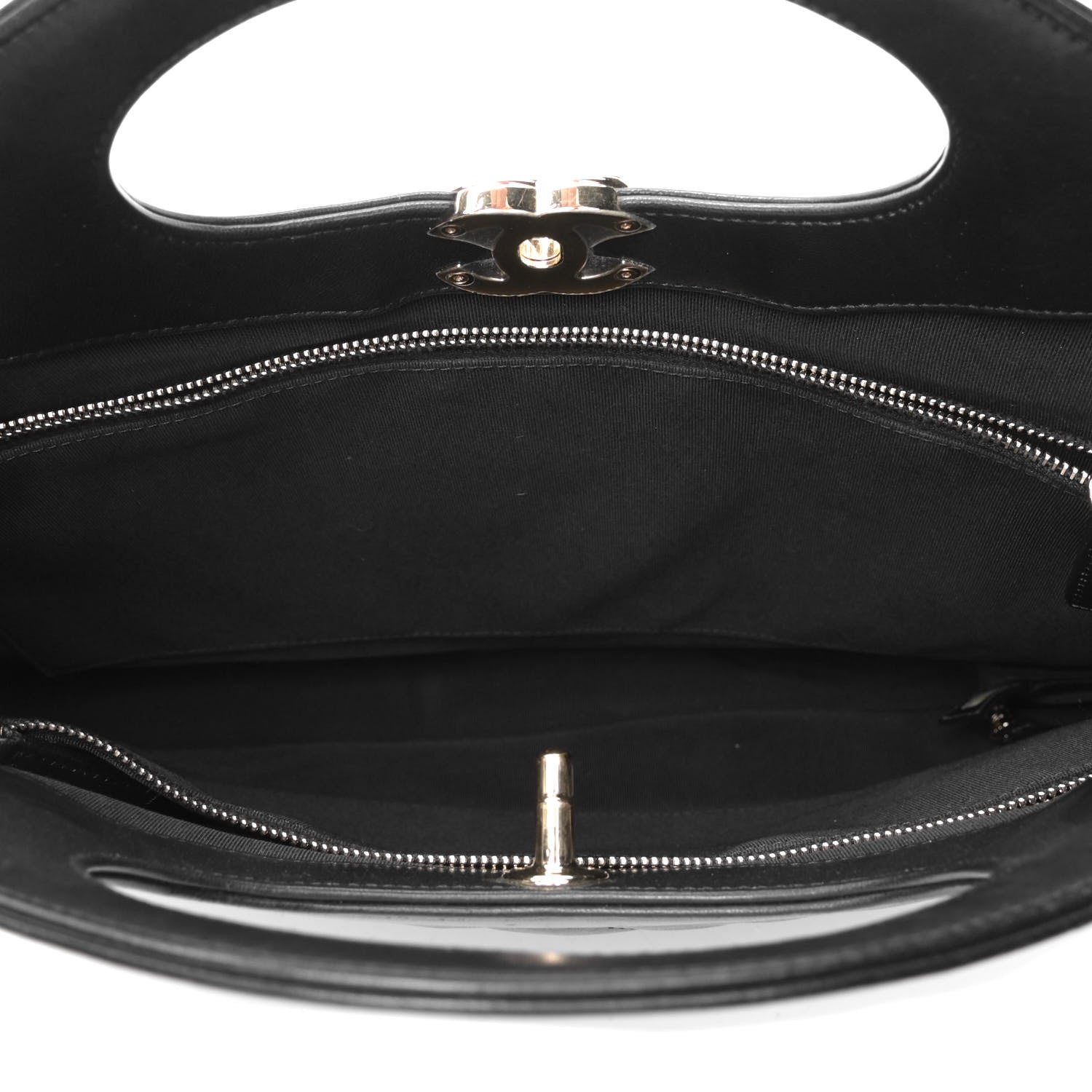 Chanel Lambskin Quilted Large 31 Shopping Bag Black 4 of 9