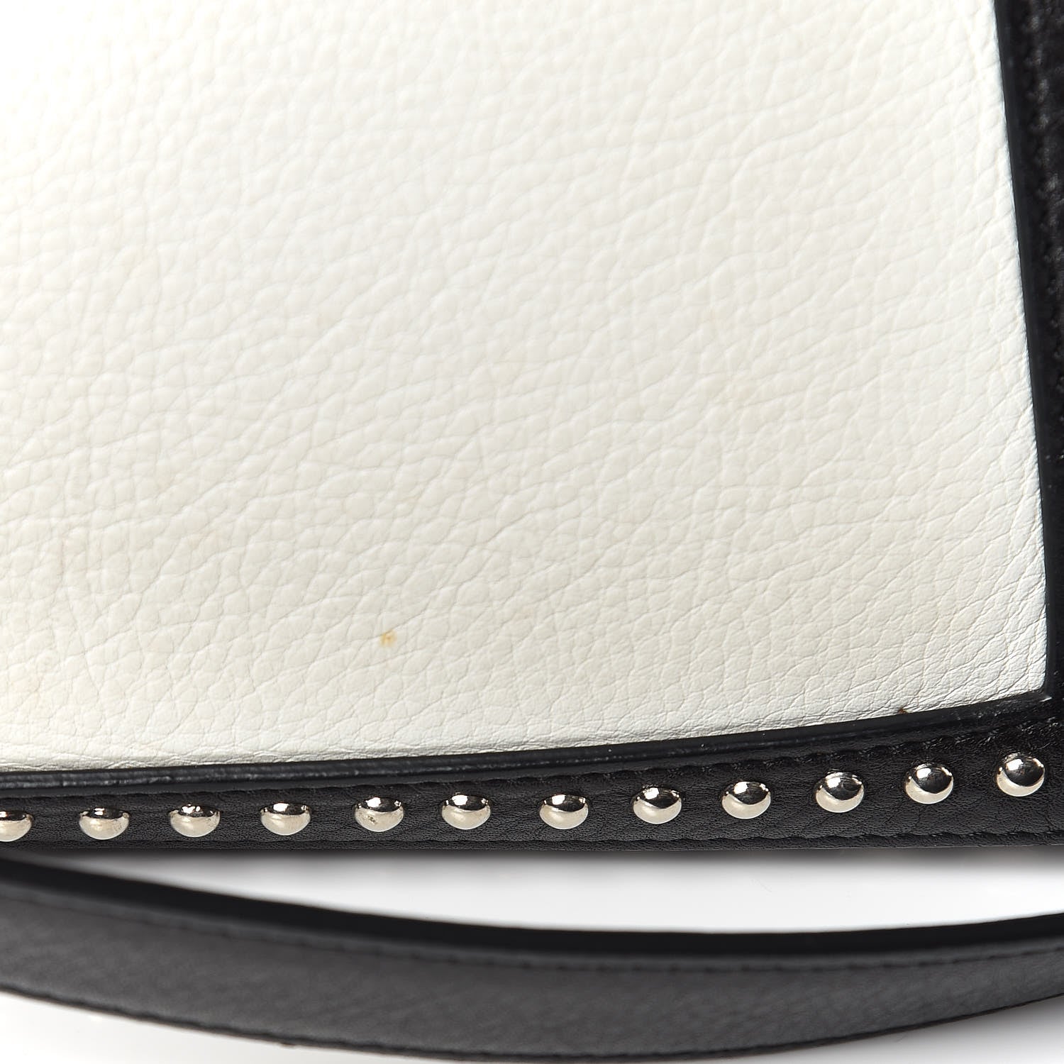 Givenchy Calfskin Small Studded Bi-Color Antigona Black White 12 of 13