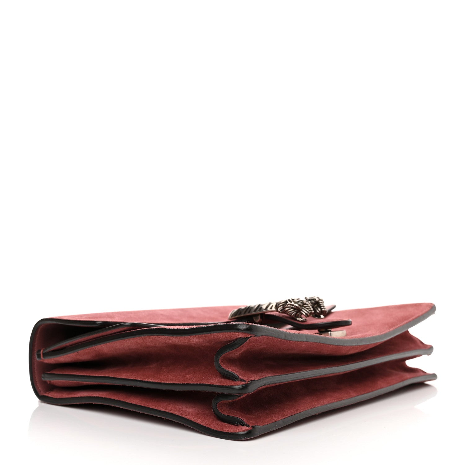 Gucci Suede Cudu Vitello Velvet Dionysus Shoulder Bag Dry Rose 4 of 14
