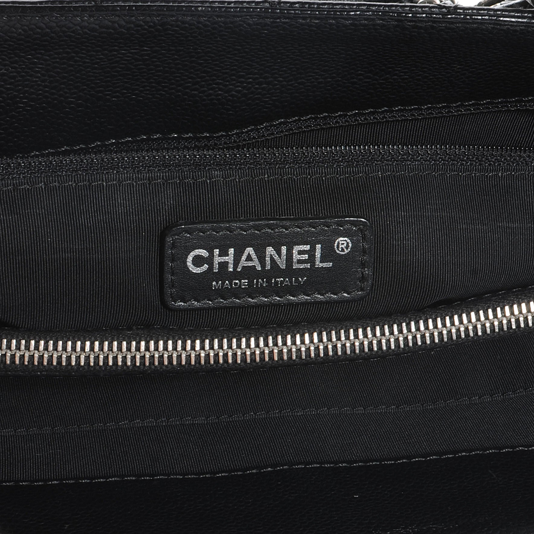 Chanel Caviar Grand Shopping Tote GST Black 6 of 7