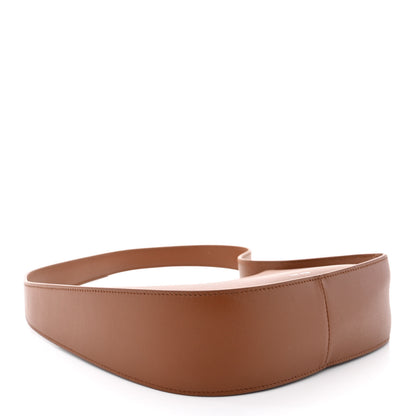 The Row Smooth Calfskin Half Moon Shoulder Bag Chestnut 4 of 9