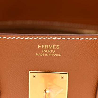 Hermes Epsom Birkin 30 Gold 6 of 11