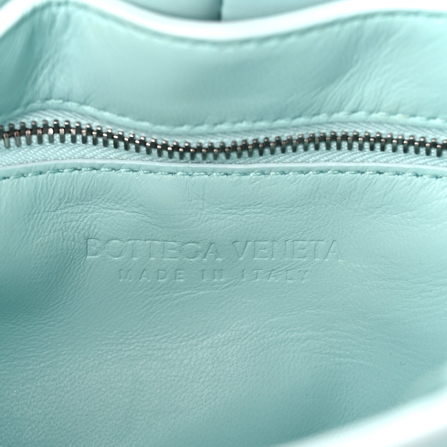 Bottega Veneta Lambskin Maxi Intreccio Padded Chain Cassette Crossbody Bag Spearmint 6 of 12