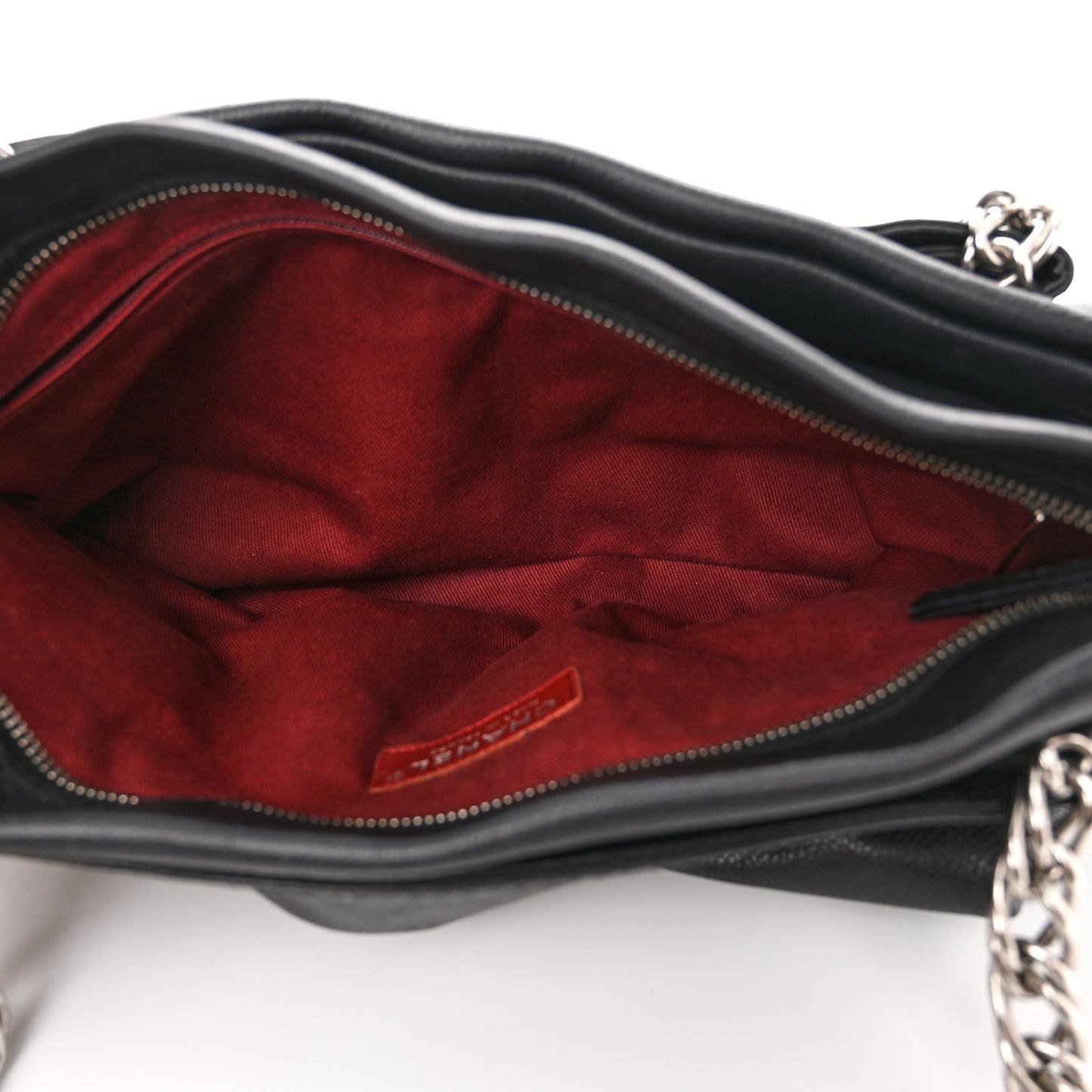 Caviar CC Tuck Medium Tote Black