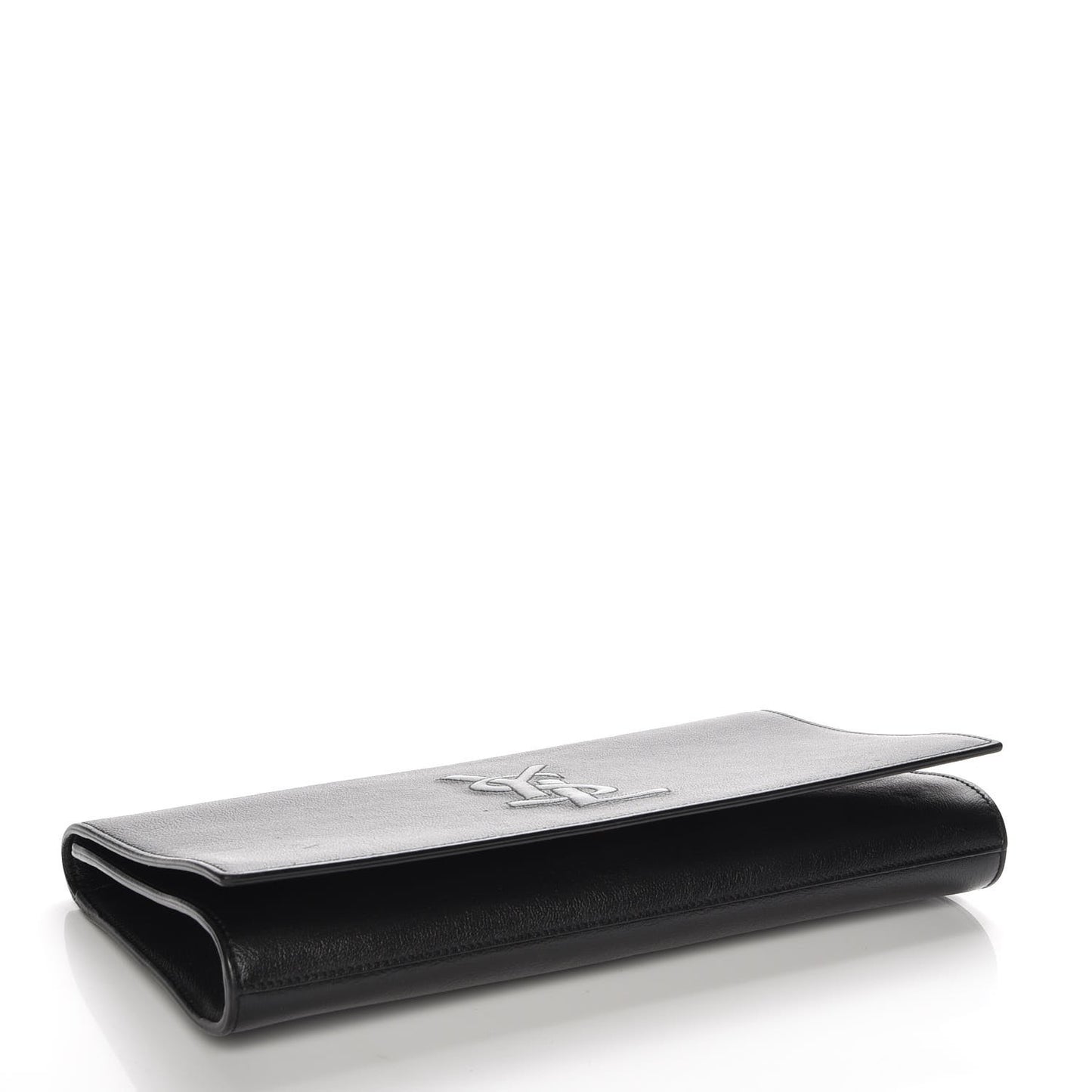 Calfskin Monogram Large Belle De Jour Clutch Black