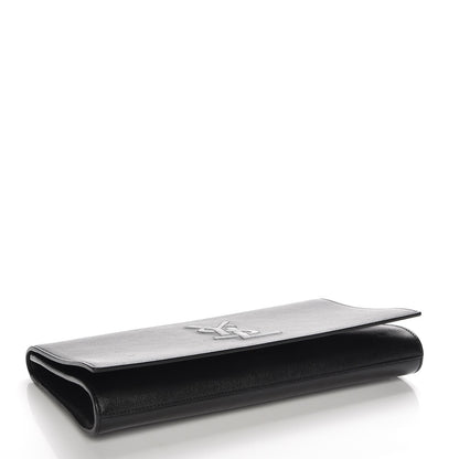 Saint Laurent Calfskin Monogram Large Belle De Jour Clutch Black 4 of 7