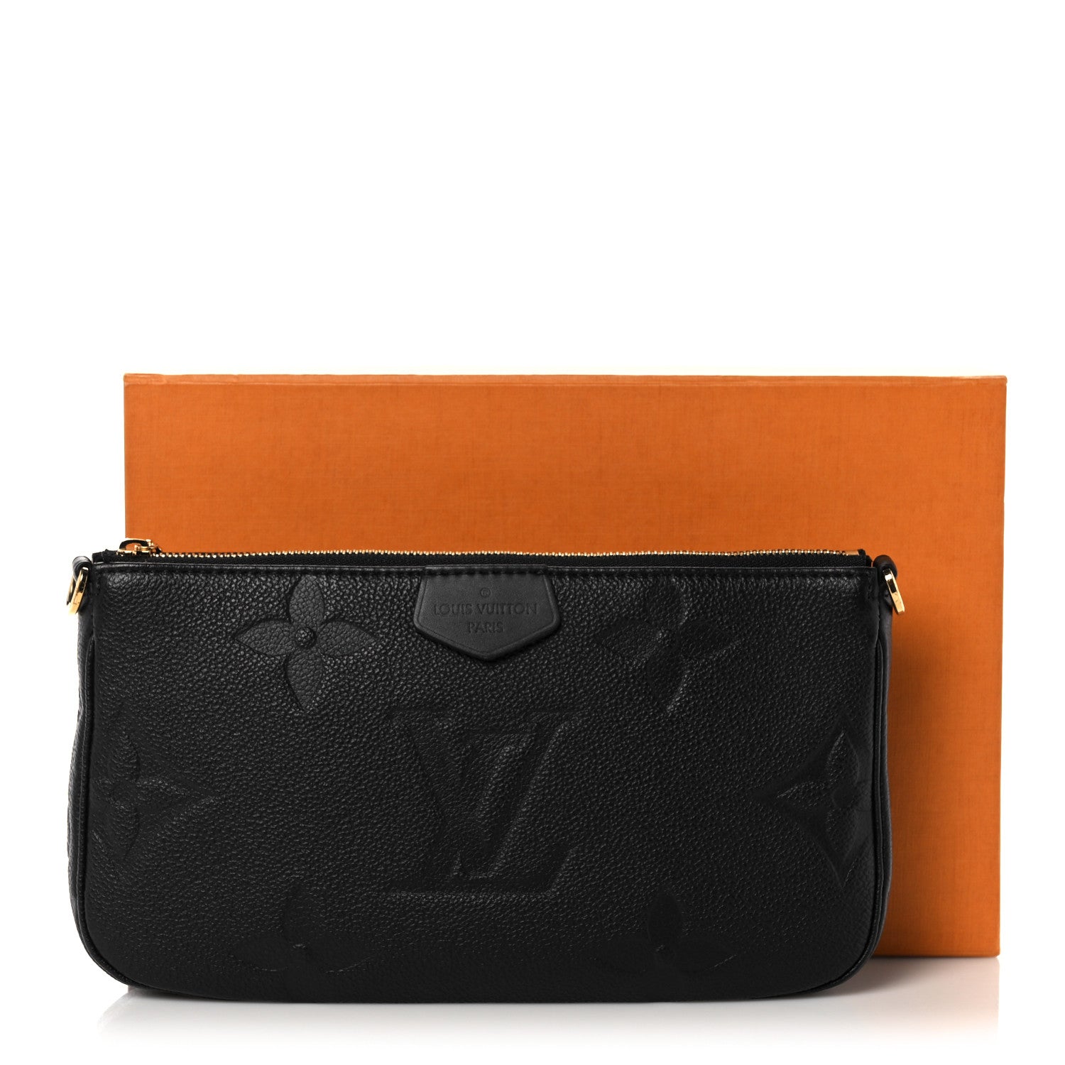 Louis Vuitton Empreinte Monogram Giant Multi Pochette Accessories Large Pochette Black 9 of 9