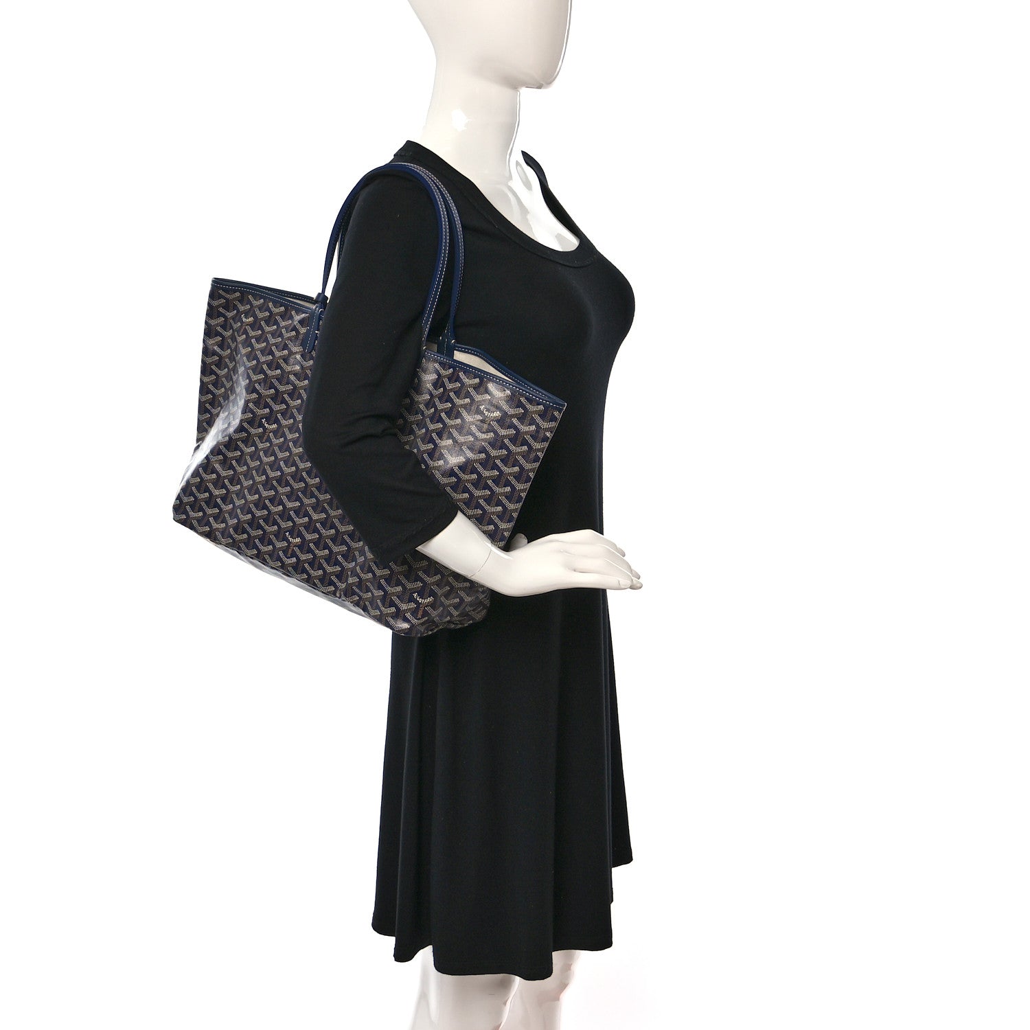 Goyard Goyardine Saint Louis PM Navy 2 of 11