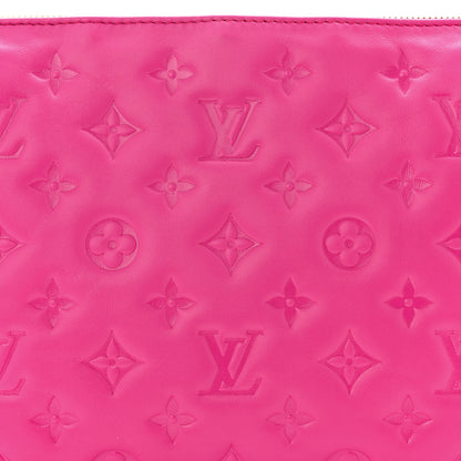Louis Vuitton Lambskin Embossed Monogram Coussin PM Rose Miami 8 of 10