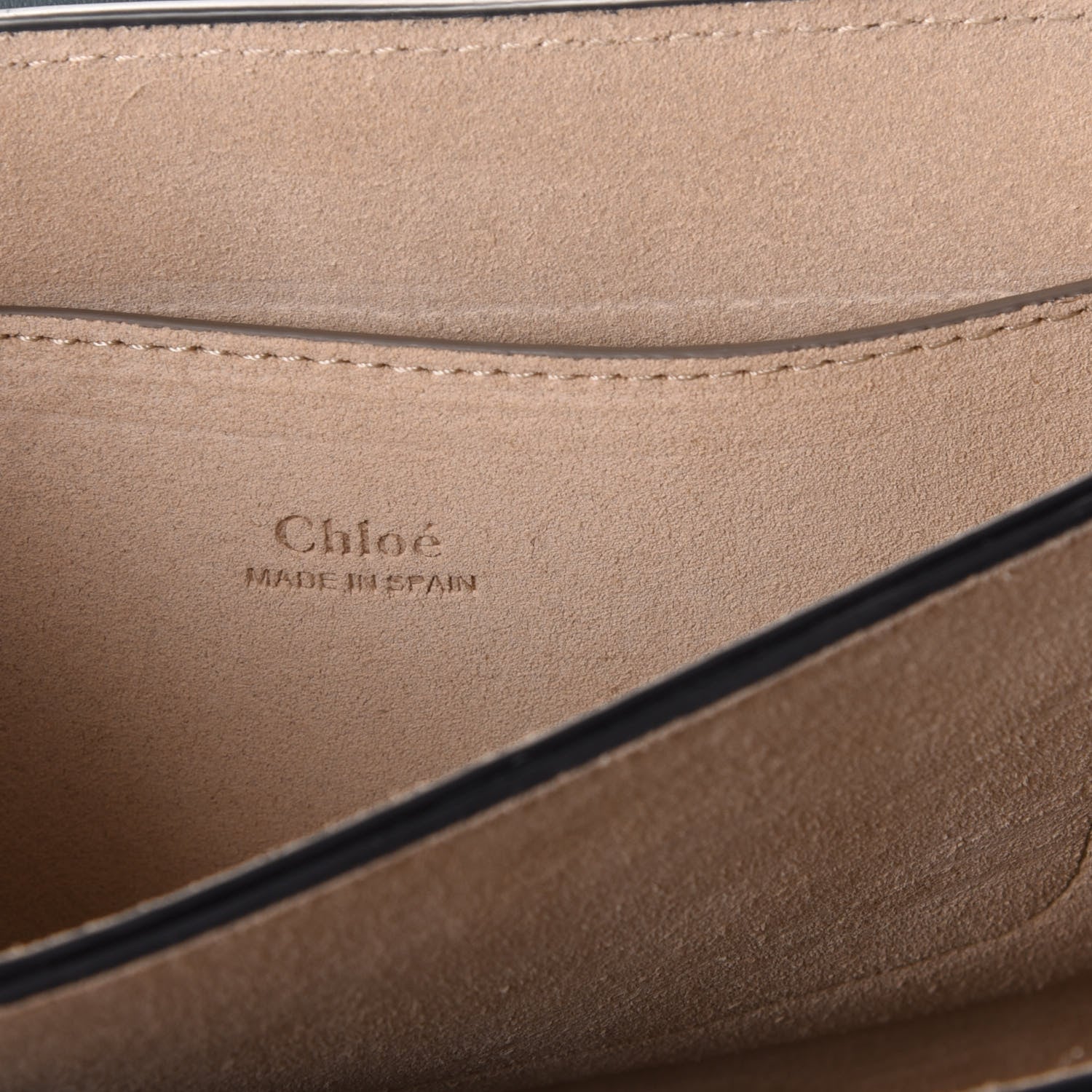 Chloe Suede Calfskin Small Faye Shoulder Bag Cloudy Blue 8 of 9