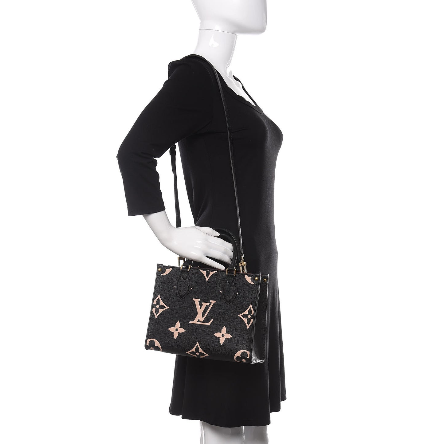 Empreinte Monogram Giant Onthego PM Black Beige